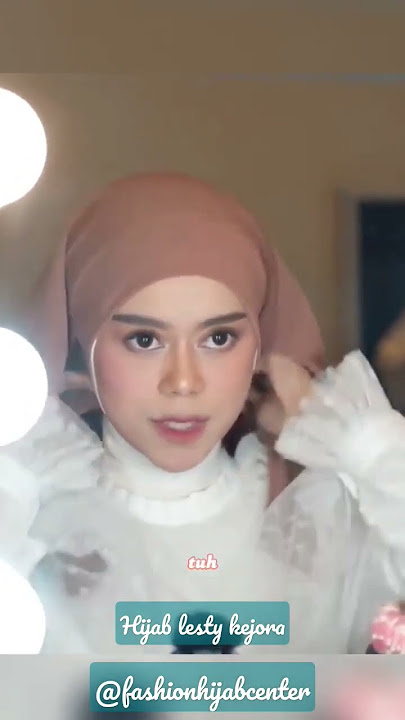 Tutorial Hijab Segiempat Instan ala Bunda Lesty Kejora #hijab #tutorialhijabsimple #lestykejora