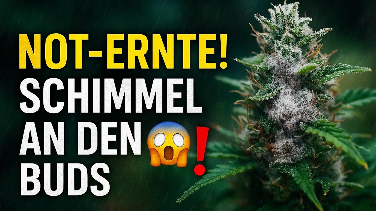 Schimmel-Drama! NOT-ERNTE meiner Outdoor-Buds 😱❗Guerilla Grow Folge 12