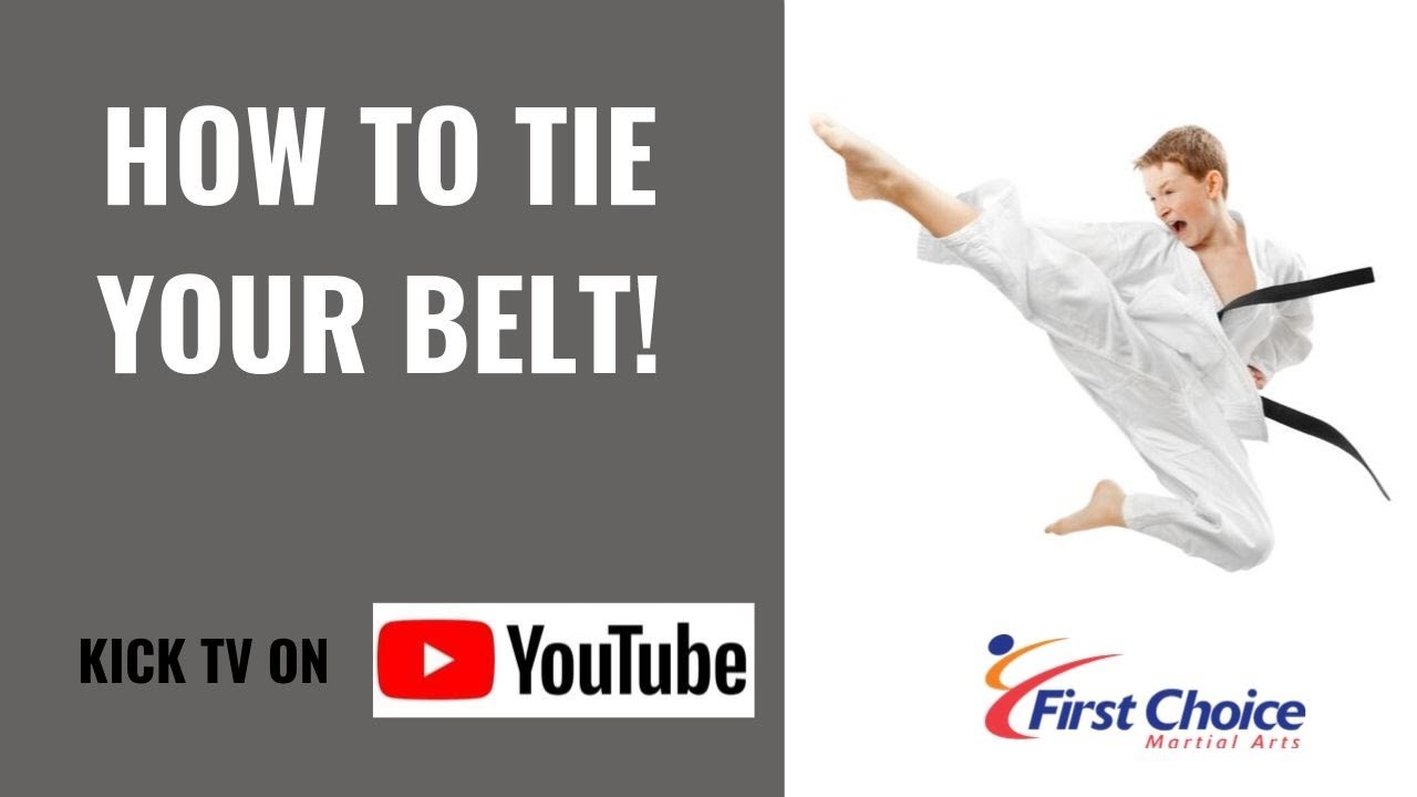 How to tie your Belt