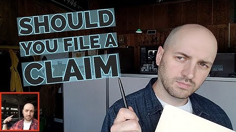SHOULD I FILE AN AUTO INSURANCE CLAIM // When to file an auto damage claim, auto claim advice