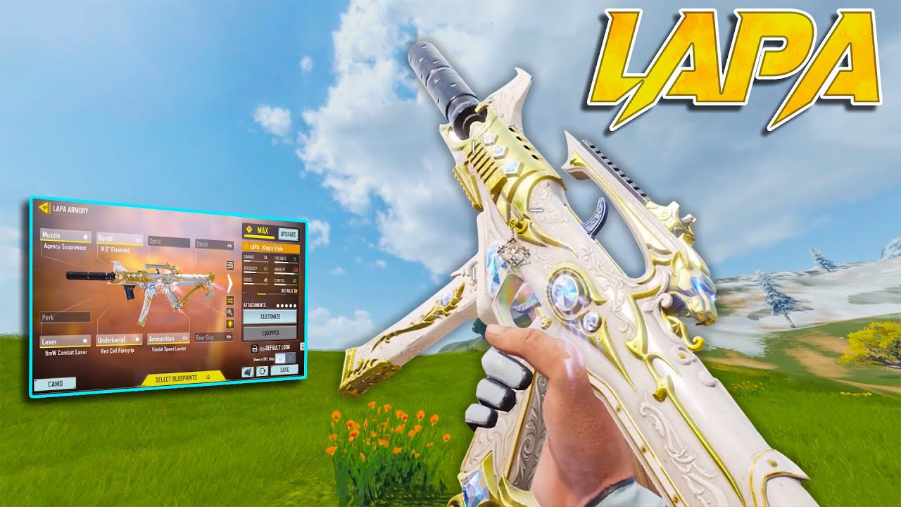 LAPA is a Beast in Season 3 COD MOBILE BR🤯| Best LAPA Gunsmith! |Solo VS Squads