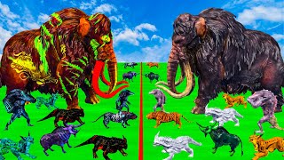 ARBS Prehistoric Mammals vs ARK Prehistoric Animals vs Mammoth Animal Revolt Battle Simulator