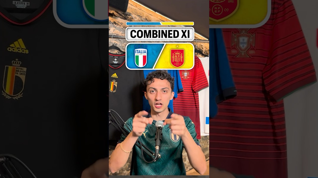 ITALY vs SPAIN COMBINED 11 🔥 #football #soccer #euro2024