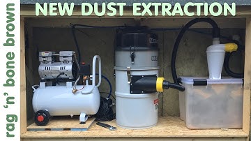 My New Dust Extraction System - Installation and Demonstration