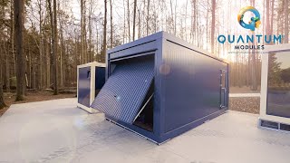 Casa modulara tip container QTM Garage - disponibila in showroomul nostru din Comuna Berceni