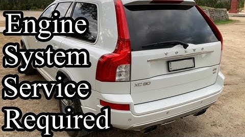 # 1. VOLVO XC90 Engine System Service Required Saga…..part 1.