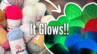 Y'all The Yarn Actually Glows!!