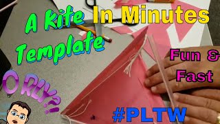 Terrific Template for your Tetrahedral Kite! Make your Own in Minutes!