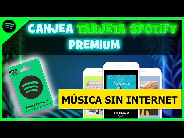 Cómo Canjear una TARJETA de Spotify PREMIUM 🟢 