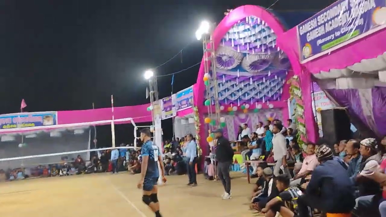 Baranali# all.india.## volleyball tournament## semi final. Ajit fighter vs Bhubaneswar cit 🏀🏀🏀🏀💥💯💥