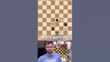 White to move mate in 2, can you find it? #chess #shorts #shortsvideo #viralvideo #fyp #chesspuzzle