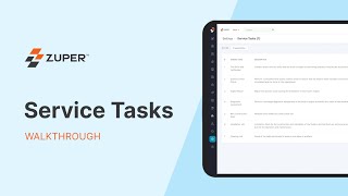 Walkthrough Of Zupers Service Task