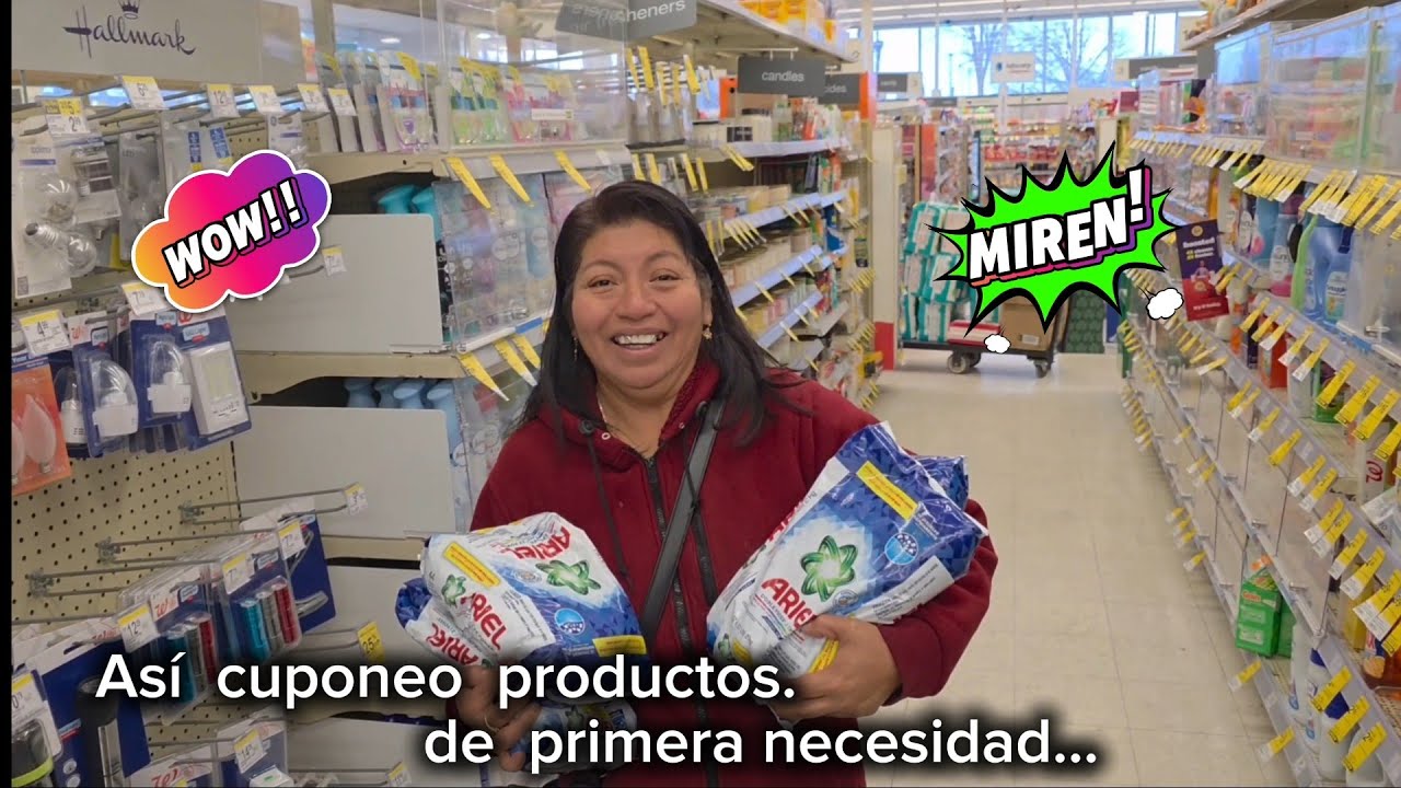Así  cuponeo productos de  primera necesidad!!