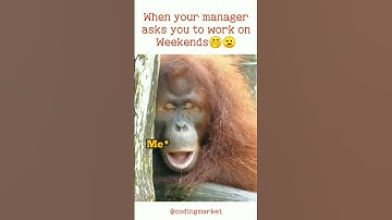 when your manager asks u to work on weekends😏🙄#manager #coders #programmers #clientes #viral #shorts