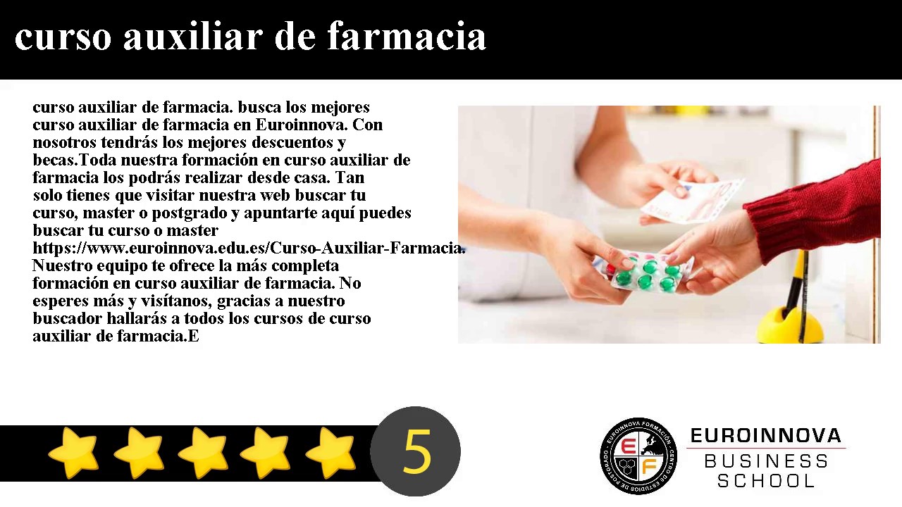 curso auxiliar de farmacia YouTube