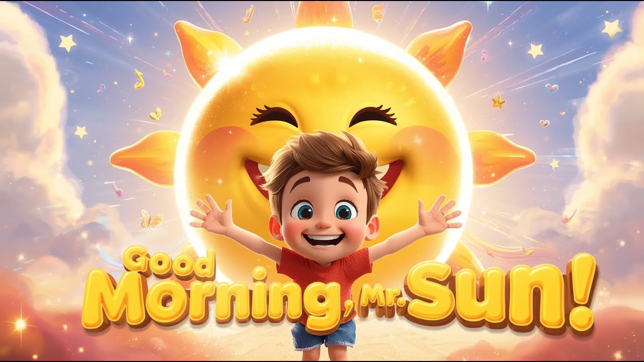 Good Morning Mr. Sun Song 2025 | Cute Morning Routine for Kids & Toddlers | T-3TV