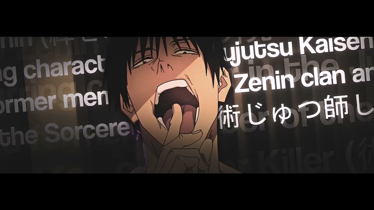 toji timeless, trying new effects on After Effects