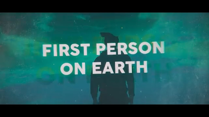 Robert DeLong - First Person On Earth (Lyric Video)