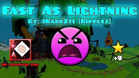Geometry Dash: Fast as Lightning by IRabb2btI