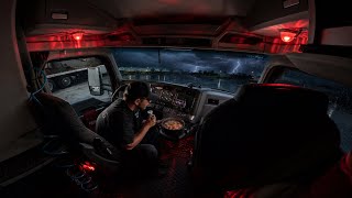 Truck Camping Through a Massive Storm While Cooking Luxury Ramen
