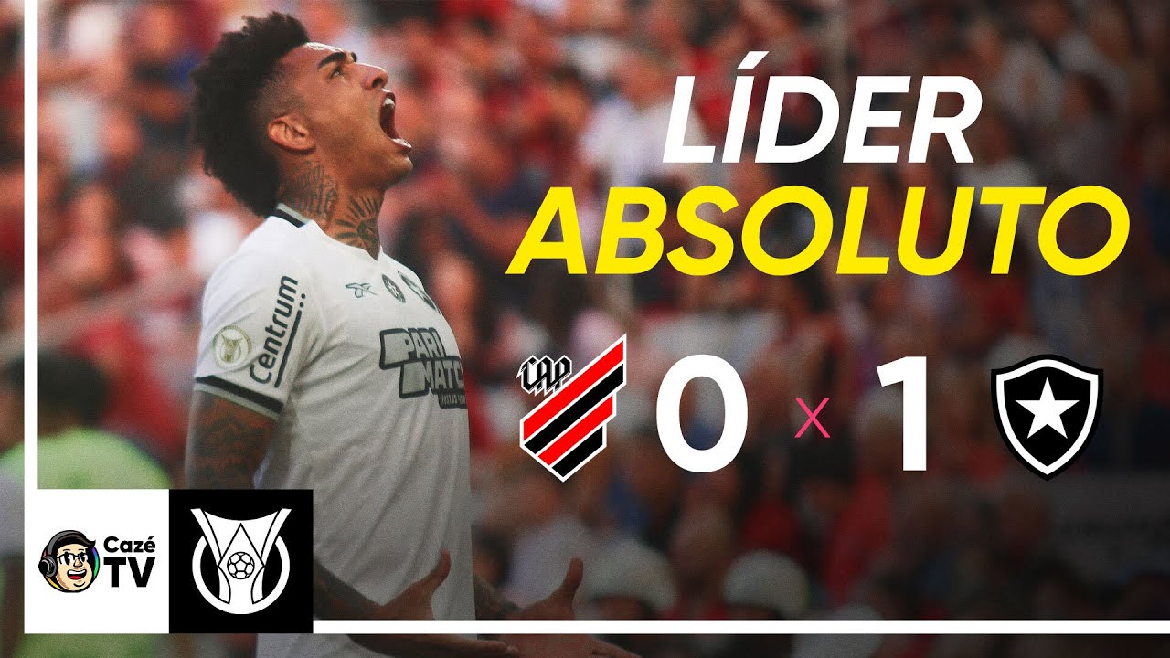 ATHLETICO 0 X 1 BOTAFOGO | MELHORES MOMENTOS | 29ª RODADA | BRASILEIRÃO ...