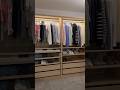 Fill my wardrobe with me  asmr satisfying roommakeover ikea organization aesthetic