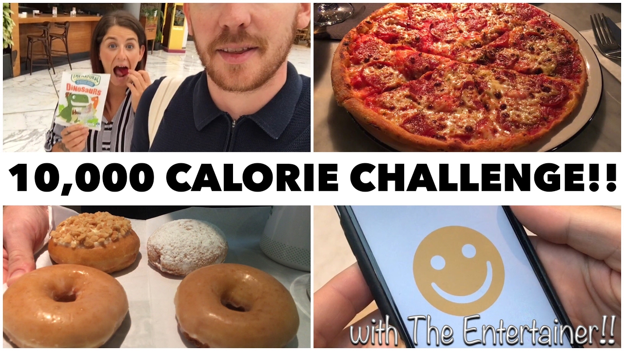 10,000 Calorie Challenge!! Man vs Food! Girl vs Guy | Life in the UAE - Week 7
