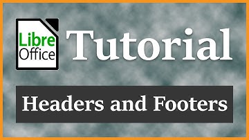 How to Add Headers and Footers | LibreOffice Writer Tutorial