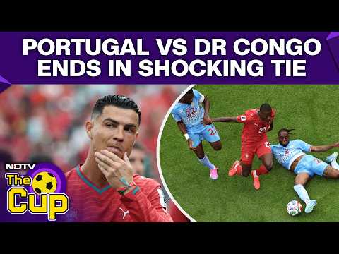 FIFA World Cup 2026 | Portugal Vs Dr Congo Match Ends In Shocking Draw, Dr Congo Fans React