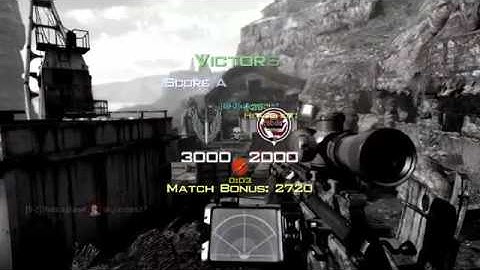 CoD MW3 - Across map noscope [ reuploaded clip from 2013 ]