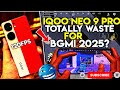 iQOO Neo 9 Pro BGMI 120 FPS Test After 2 Months | Heating, Battery Drain &amp; FPS Drop Live Test