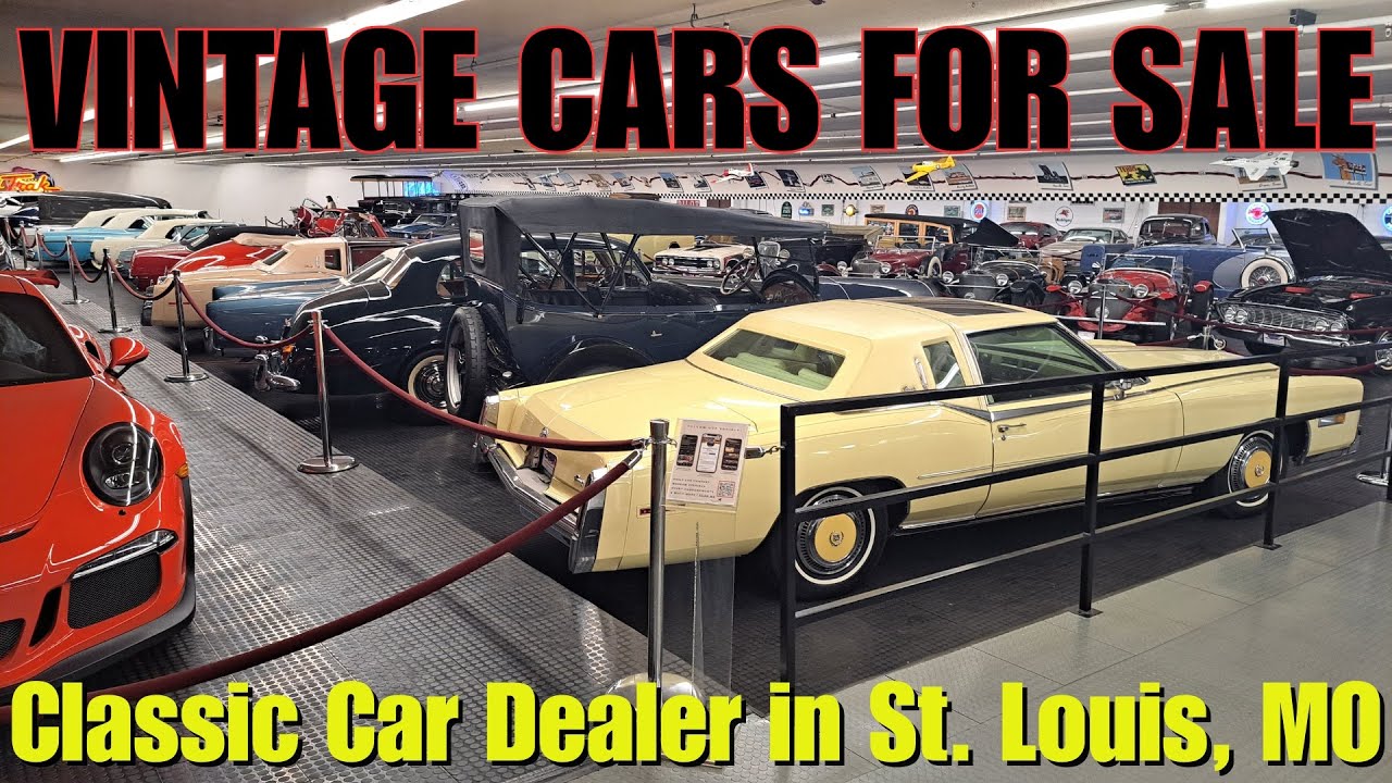 Tour of a Museum Full of Vintage Vehicles That are For sale | Saint Louis Car Museum & Sales 2025
