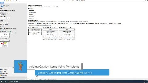 Creating and Organizing Items: Adding Catalog Items using Templates