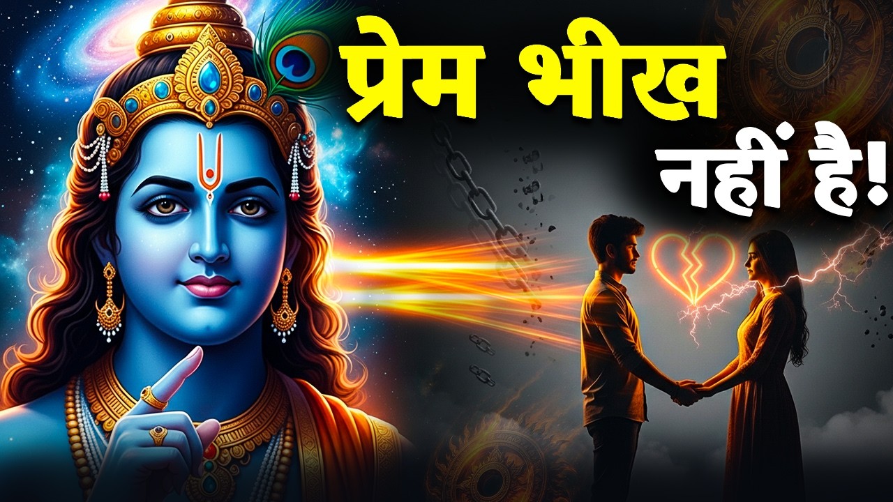 🔴Krishna Sandesh : प्रेम भीख नहीं है! खुद को कीमती बनाओ | श्री कृष्ण का कड़वा सच..? | Krishna Vani