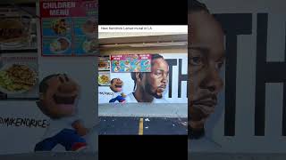 #kendricklamar new mural in #losangeles #notlikeus #theynotlikeus #explore #explorepage #viral