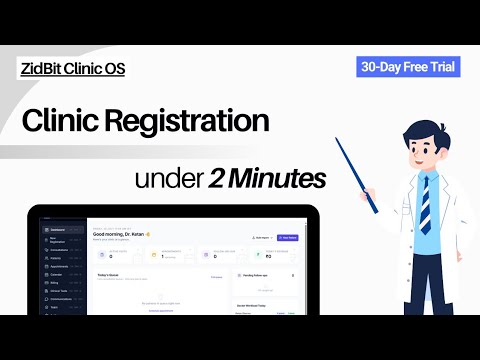 How to Register Your Clinic on ZidBit Clinic OS
