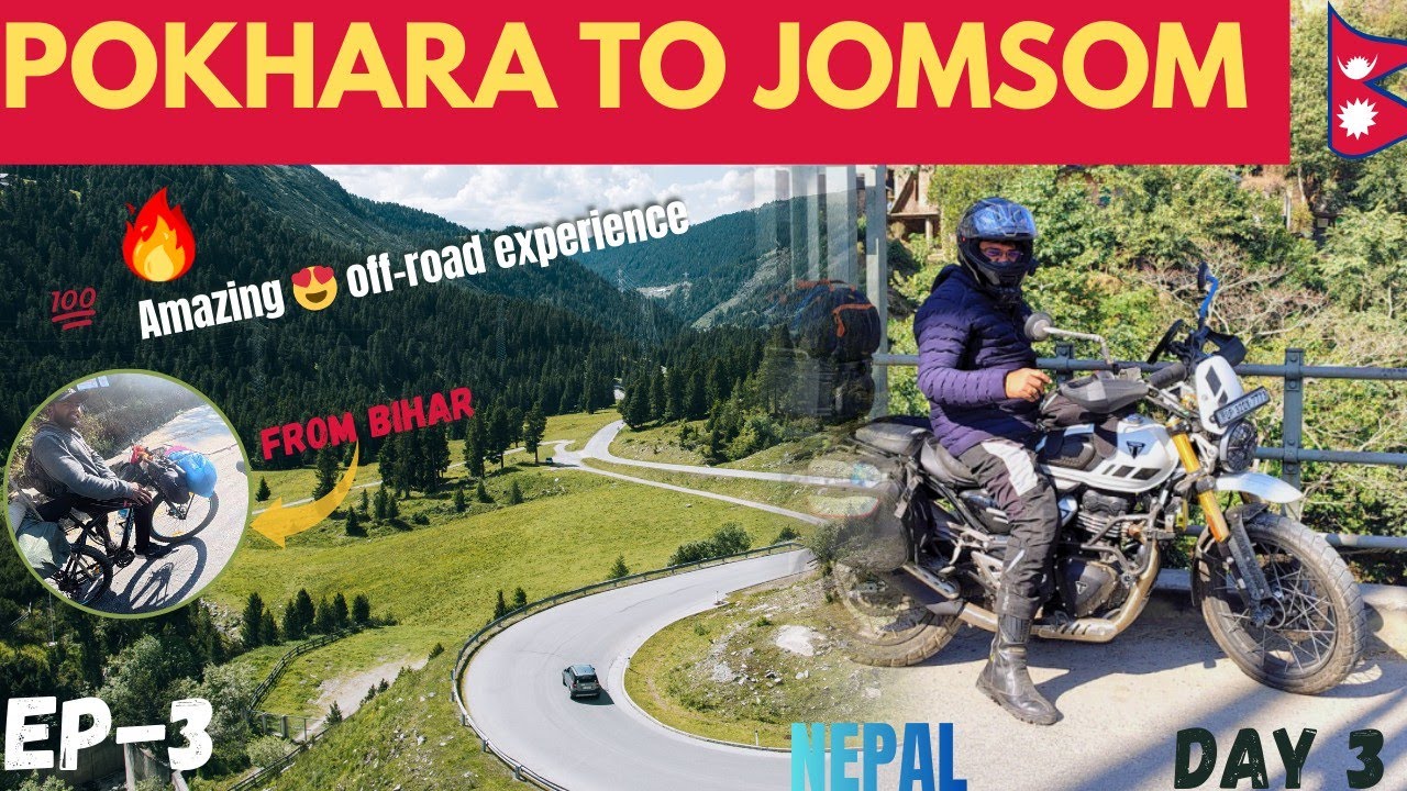 Nepal day 3 | Pokhara to Jomsom🔥|Unexpected extreme off-road trails😲