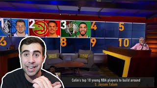 REACTING TO COLIN COWHERD'S TOP 10 NBA PLAYERS UNDER 25!