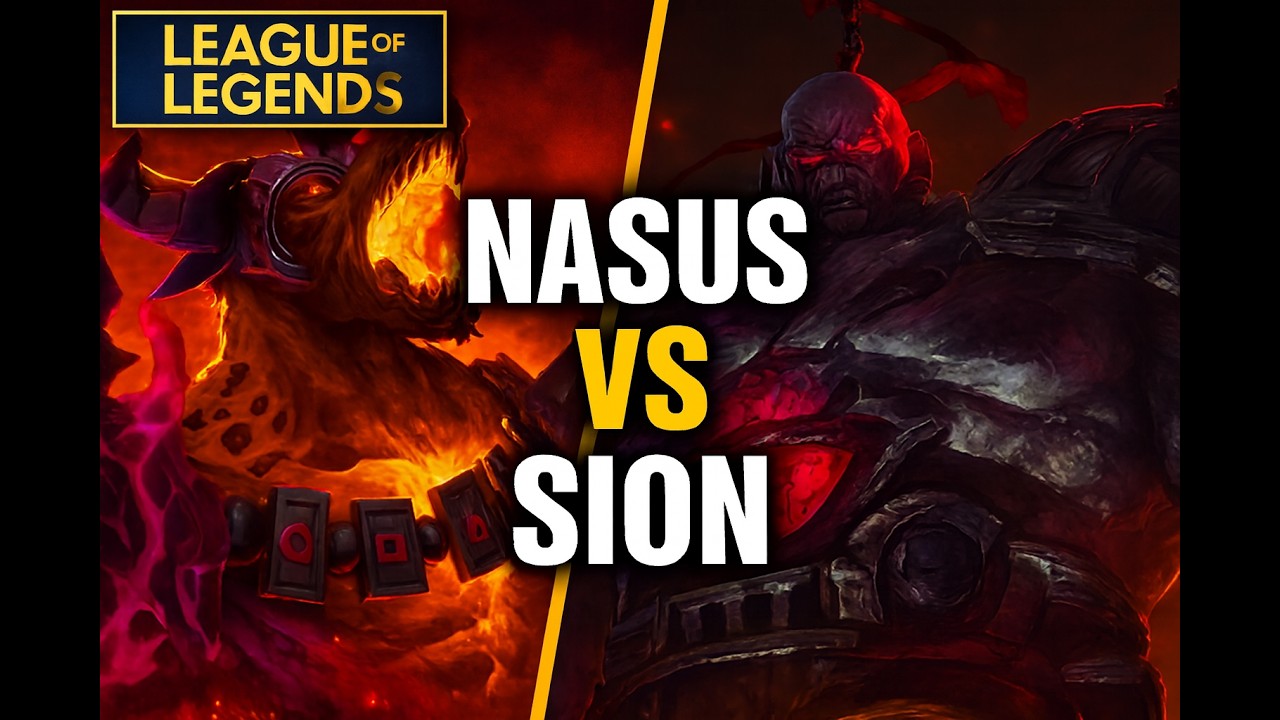 Ranqueada Solo/Duo: Nasus vs Sion #leagueoflegends