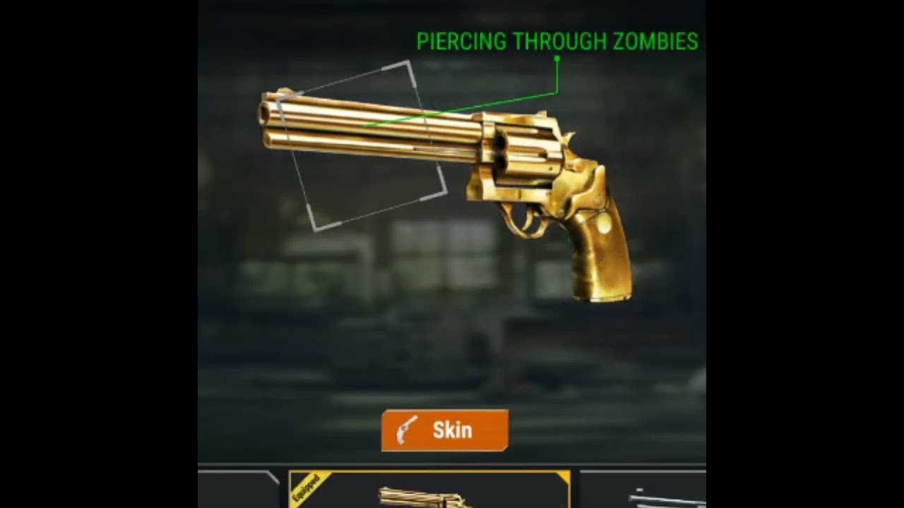 TRY GOLD GUN🔫 IN DEAD TARGET KILL ZOMBIES.∞🧟💥 