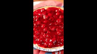 No-Bake Cherry Creamy Cheese Pie