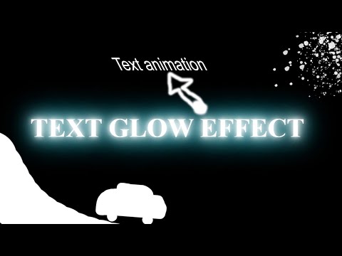 Text animation glow effect using css with nayan..........!