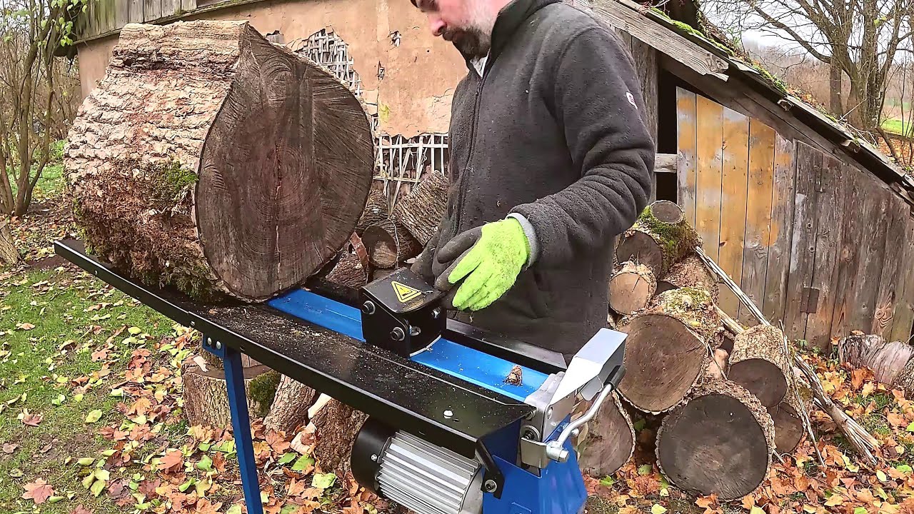 Дровокол Scheppach HL760LS первое использование