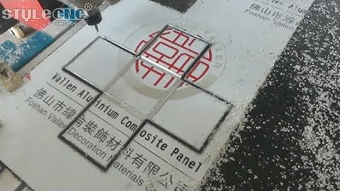 CNC router for V-grooving and cutting ACP(Aluminium Composite Panel)