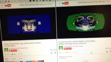 Klasky Csupo Robot Logo (2002) Newer Version HD PAL Effects in Split I KILLED X