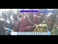 Ngoma Kali Ya Masai Dancing Wakionyesha Ujeuri Yao Katika Osirwa Lemaa Katika Jijini Arusha 