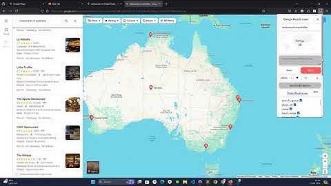 Automatic Google Map data extraction v3