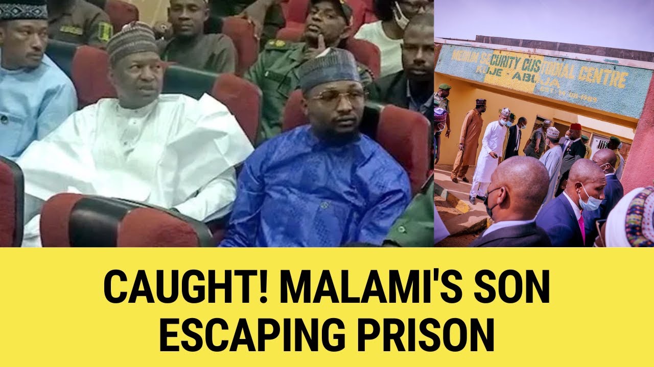 BREAKING: Malami Son CAUGHT Escaping Kuje PRISON! DSS Re-Arrest Him AGAIN!