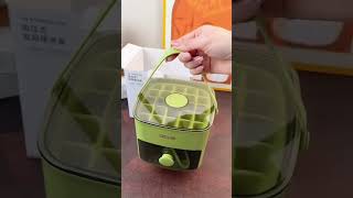 Famous Durable 48-grid Ice Cube Mold Large Capacity with Easy-press Lid Ice Cube Machine Food-grade Double Wealth