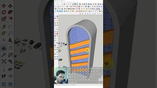 ✅The inside frame tower #youtubeshorts #new #sketchup #viralvideo #trending